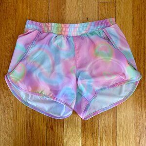 All in Motion - Girls athletic shorts - tie dye size L